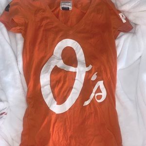 Orange orioles top from Pink/VS